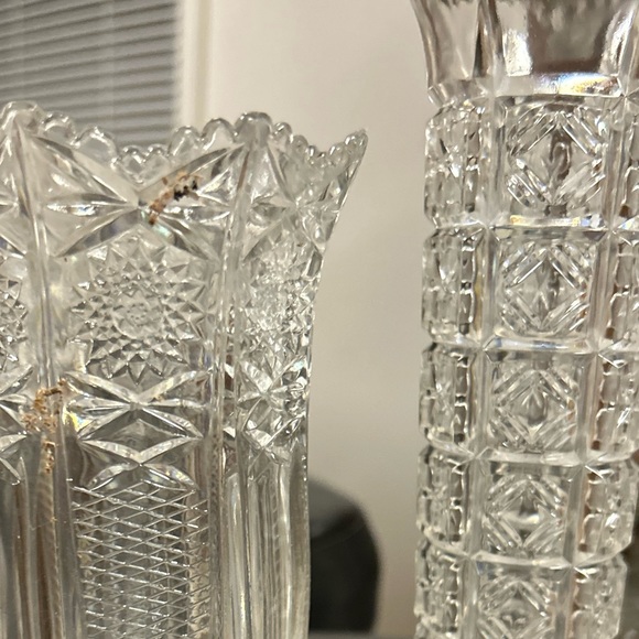 Vintage Regaline acrylic vases - Picture 2 of 2